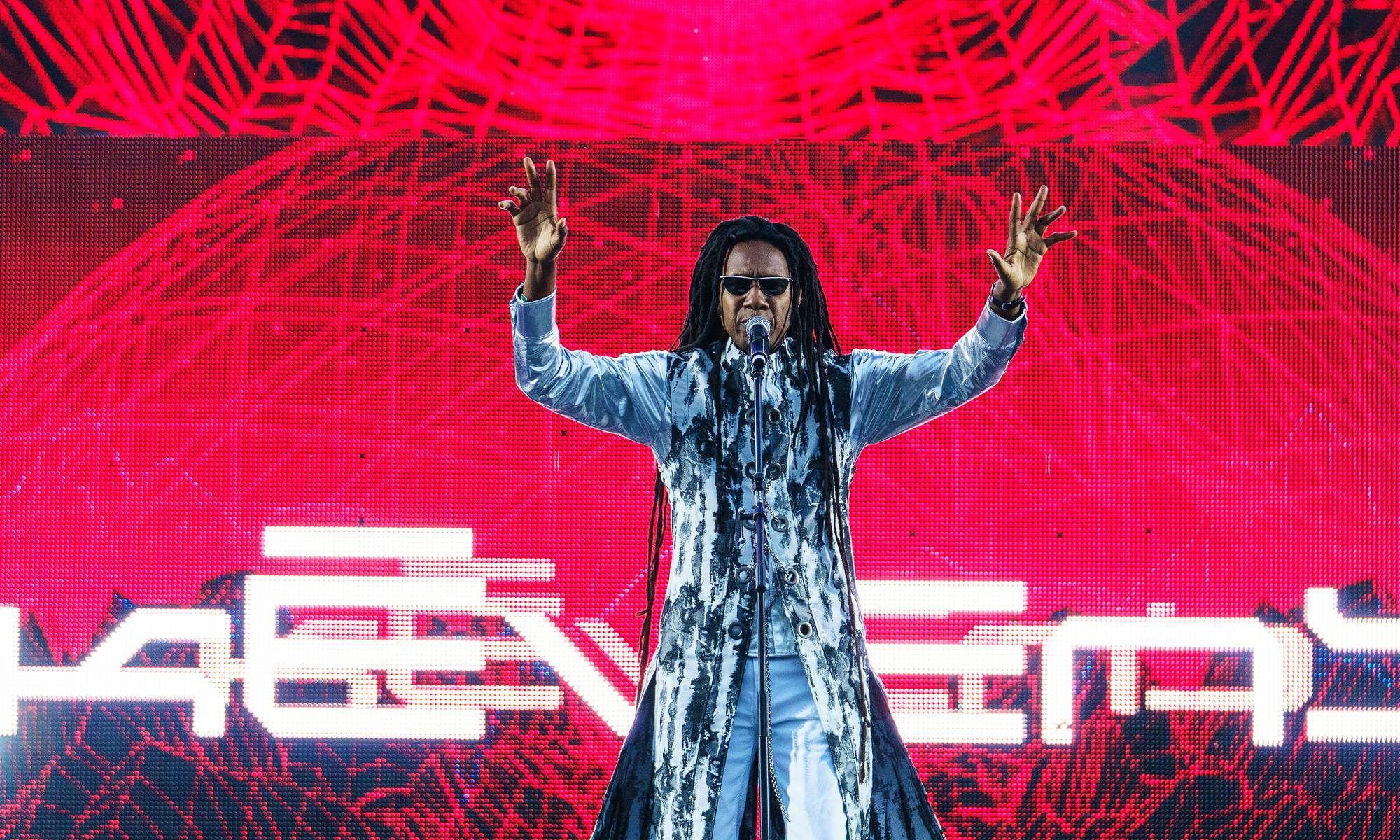 Kēvens performing at Ultra Korea in Seoul Olympic Stadium, June 2018