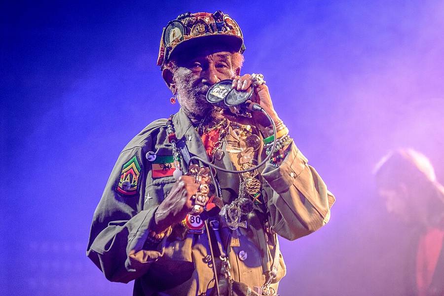 Lee Scratch Perry performing